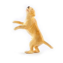 Load image into Gallery viewer, 1:64 Painted Figure Mini Model Miniature Resin Diorama Sand Girl Teasing Dog Red