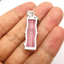 Load image into Gallery viewer, Nature Jade Bamboo Pendant Necklace Gift Jewelry charm Blessing Lucky Pink s