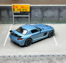 Load image into Gallery viewer, Tarmac 1:64 Ice Blue Benz SLS AMG Coupe Sports Model Diecast Metal Car BN