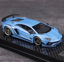 Load image into Gallery viewer, RW 1:64 Ice Blue LP740S Aventador S Sports Model Diecast Resin Car New Collection