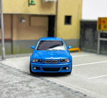 Load image into Gallery viewer, SH 1:64 Blue M3 E46 CLS Coupe Racing Sports Model Diecast Metal Car New