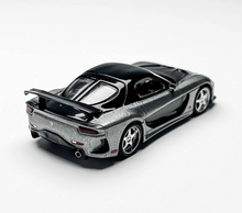Load image into Gallery viewer, Minigt 1:64 Gray RX7 Veilside Fortune 7 Sports Model Diecast Metal Car New Collection