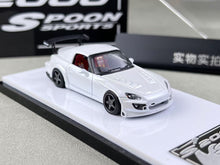 Load image into Gallery viewer, MT 1:64 JDM White S2000 Spoon Racing Sports Model Diecast Metal Car New Collection