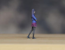 Load image into Gallery viewer, 1:64 Painted Figure Model Miniature Resin Diorama Sand Kawaii Cute Girl Uniform