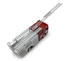 Load image into Gallery viewer, 1:76 1979 Dennis RS Fire Engine Rescue Truck Model Diecast Metal Car New Collection