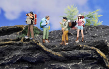 Load image into Gallery viewer, 1:64 Painted Figure Model Miniature Resin Diorama Toy Hiker Climber Backpacker New Collection