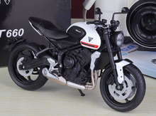 Load image into Gallery viewer, WELLY 1:12 2021 Trident 660 Sports Racing Model Diecast Metal Motorcycle