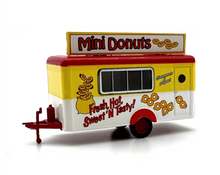 Load image into Gallery viewer, OXFORD 1:76 Mobile Trailer Donuts Cart Vending Vehicle Model Diecast Metal Car New