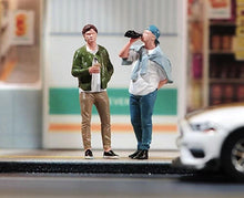 Load image into Gallery viewer, 1:64 Painted Figure Model Miniature Resin Diorama Sand Street Boy Girl Youngster Collection