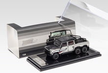 Load image into Gallery viewer, Shadow 1:64 Silver Shark Defender 6x6 Pickup Truck Model Diecast Metal Car New Collection