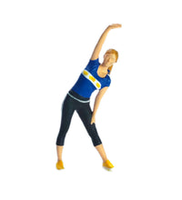 Load image into Gallery viewer, 1:64 Painted Figure Mini Model Miniature Resin Diorama Sand Streching Gym Girl