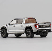 Load image into Gallery viewer, SC 1:64 Silver F150 Raptor Pickup Truck Sports Model Diecast Metal Car New Collection