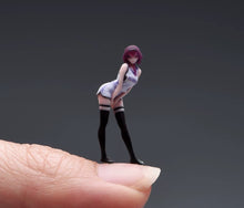 Load image into Gallery viewer, 1:64 Painted Figure Model Miniature Resin Diorama Toy Sand Cheerleading Girl