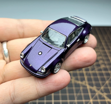 Load image into Gallery viewer, Zincit 1:64 Purple 911 964 Singer Coupe Sports Model Diecast Metal Car New Collection