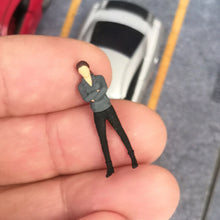 Load image into Gallery viewer, 1:64 Painted Figure Mini Model Miniature Resin Diorama Sand Racer Racing Girl