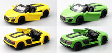 Load image into Gallery viewer, CCA 1:39 AUDI R8 Spyder Convertible Racing Sports Model Toy Diecast Metal Car BN