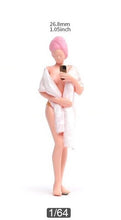 Load image into Gallery viewer, 1:64 Painted Figure Model Miniature Resin Diorama Bathing Beauty Lady Sexy Girl New
