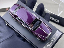 Load image into Gallery viewer, SW 1:64 Purple Phantom VII 7 Luxury Classic Sedan Model Diecast Metal Car New Collection
