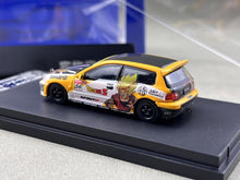 Load image into Gallery viewer, SW 1:64 Civic EG6 Sir Dragon Ball Hatchback Sports Model Diecast Metal Car New Collection