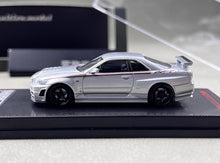 Load image into Gallery viewer, IG 1:64 Silver Skyline GTR R34 Z-tune CRS Sports Model Diecast Metal Car New Collection