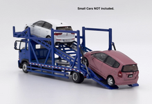 Load image into Gallery viewer, UM 1:64 Blue 500 HINO Ranger Double Transport truck Model Diecast Metal Car