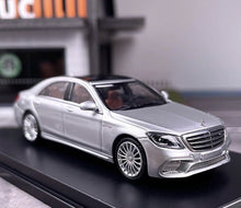 Load image into Gallery viewer, King 1:64 Silver S65L AMG W222 V12 Sedan Sports Model Diecast Metal Car New Collection