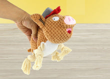 Load image into Gallery viewer, Dog Squeaky Toys Chew Puppy Fluffy Toy Durable Rope Teeth Grinding PET Pig Cat