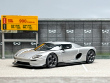 Load image into Gallery viewer, Tarmac 1:64 Silver CC850 Super Racing Sports Model Diecast Metal Car New Collection