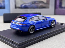Load image into Gallery viewer, Liberty 1:64 Blue Panamera Turbo S Figure Sports Model Diecast Metal Car New Collection