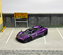 Load image into Gallery viewer, U2 1:64 Purple Zonda 760LH Super Racing Sports Model Diecast Resin Car Box