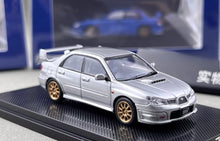 Load image into Gallery viewer, 1:64 Furuya Silver Impreza WRX STI IX 9 Sedan Sport Model Diecast Metal Car