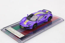 Load image into Gallery viewer, U2 1:64 Purple Novitec 488 Pista Racing Sports Model Diecast Resin Car Box New