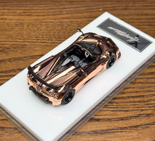 Load image into Gallery viewer, HH 1:64 Plating Copper Huayra Tricolore Convertible Model Diecast Metal Car
