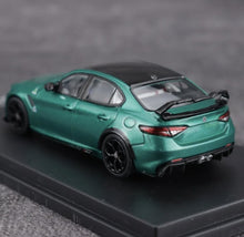 Load image into Gallery viewer, MG 1:64 Green Romea GTAm Sedan Sports Model Diecast Metal Car New Collection