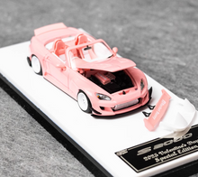 Load image into Gallery viewer, MT 1:64 JDM Pink S2000 Pandem Valentine Sports Model Diecast Metal Car New Collection