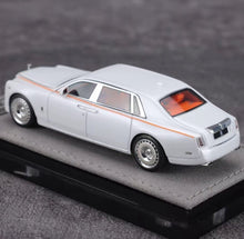 Load image into Gallery viewer, HH 1:64 White Phantom 8 Extended Wheelbase Sports Model Diecast Resin Car New Collection