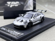 Load image into Gallery viewer, TPC 1:64 Silver 911 GT3 RS 992 Pursuit Sports Model Diecast Metal Car New Collection