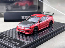 Load image into Gallery viewer, Transcend 1:64 Red Carbon Eclipse GS Coupe Sports Model Diecast Metal Car New Collection