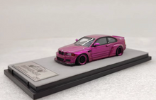 Load image into Gallery viewer, QD 1:64 Purple M3 CSL E46 Coupe Sports Model Diecast Resin Car BN