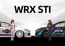 Load image into Gallery viewer, TM 1:64 JDM Impreza STI WRX HKS Figure Sports Model Diecast Metal Car New Collection