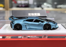 Load image into Gallery viewer, 1:64 Ice Blue LP610 Huracan GT Sports Model Diecast Resin Car New Collection