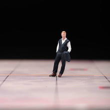 Load image into Gallery viewer, 1:64 Painted Figure Model Miniature Resin Diorama Man in Black Suit Sand Toy New