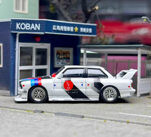 Load image into Gallery viewer, SW 1:64 White M3 E30 LTO Coupe Widebody Sport Model Diecast Metal Car New Collection