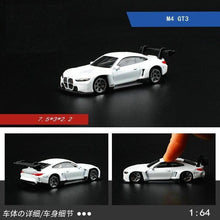 Load image into Gallery viewer, CCA 1:64 White M4 GT3 Racing Sports Model Toy Diecast Metal Car BN