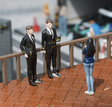 Load image into Gallery viewer, 1:64 Painted Figure Mini Model Miniature Resin Diorama Uniform Captain Pilot Man