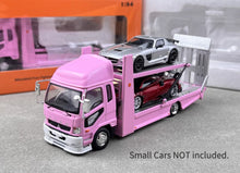 Load image into Gallery viewer, GCD 1:64 Pink Fuso Fighter Mk2 Double Deck Tow Model Diecast Metal Car New