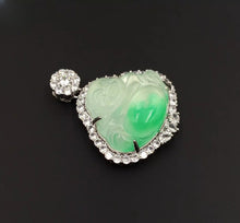 Load image into Gallery viewer, Nature Jade Laughing Buddha Pendant Necklace Gift Jewelry charm Blessing New A