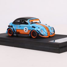 Load image into Gallery viewer, HKM 1:64 RWB Gulf Beetle VW Convertible Sports Model Diecast Metal Car
