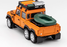Load image into Gallery viewer, GCD 1:64 Orange ORV Defender 6x6 Camper Tent SUV Model Diecast Metal Car New
