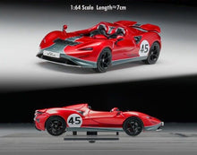 Load image into Gallery viewer, CM 1:64 Red 45 Elva Super Racing Sports Model Toy Diecast Metal Car Box